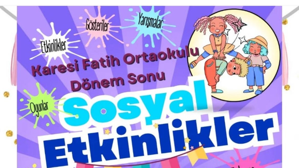 SOSYAL ETKİNLİKLER HAFTASI 